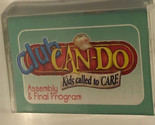 Club Can Do, Kids Called to Care Assembly &amp; Final Program Cassette Tape - $9.89