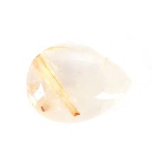 6.95 Carats TCW 100% Natural Golden Rutile Quartz Pear cabochon Gem by DVG - £12.60 GBP