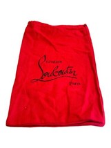 Authentic Christian Louboutin Red Shoe Purse Dust Bag 14”x9” Gift Storage - £18.67 GBP