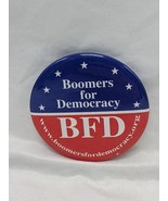 Boomers For Democracy Left Wing Political Pinback 2&quot; - $39.59