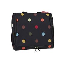 Reisenthel Travelling Toiletry Bag Black &amp; Coloured Spots  - $103.00