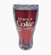Coca Cola Share a Coke This Holiday Santa Claus Royal Caribbean Travel Tumbler - £10.36 GBP
