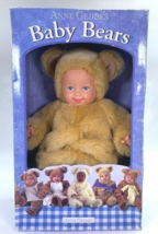 Anne Geddes 1997 Baby Bears Doll Beige Faux Fur Suit - $31.41