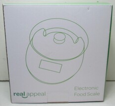 Real Appeal Silver Electronic Food Scale - New - $23.43 CAD