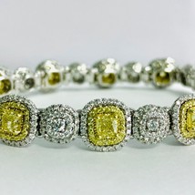 Estate Vintage 14K White Gold Over 10 Ct Ladies Diamond Tennis Bracelet 8 inch - £261.94 GBP