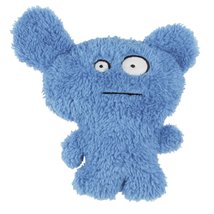 Grriggles Furzies Plush Dog Toy with Squeaker, 6-Inch, Blue - £9.87 GBP