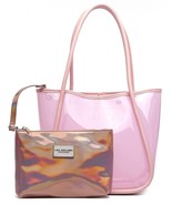 Like Dreams Serene Hologram Clear Large Clutch and Tote Set - $35.64