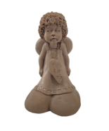 VTG Lil&#39; Sweet Hearts Small Native Sculpture TnT 1995 Angel Necklace Ado... - $15.57 CAD