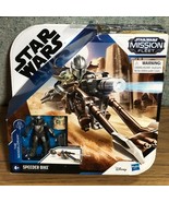 Star Wars Mission Fleet Speeder Bike Mandalorian &amp; The Child Baby Yoda - £15.29 GBP