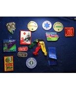 BOY SCOUT PATCH LOT  OF 14 Some Pins And Ribbon - $27.12 CAD