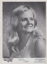 Kathy Shaw Country &amp; Western Ohio Morrow County 70s Singer 10x8 Hand Signed Card - £6.35 GBP