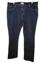 Old Navy Sweetheart Womens Dark Wash Straight Leg Jeans Plus 16 Stretch ... - $14.84