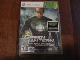 Green Lantern Rise Of The Manhunters Xbox 360 New Sealed Very Rare - £104.16 GBP