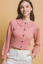  Short collard sweater - $39.35