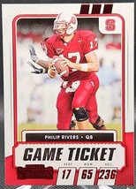 2021 Panini Contenders Draft Phillip Rivers #10  Red *Buy 2 Get 1 - £0.77 GBP