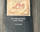 Treasury of Love - The Time-Life Music Platinum Collection. Unopened 3-C... - $4.59