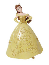 Hallmark Disney Ornament 2021 Beauty &amp; the Beast &quot;Book Lover Belle&quot; NEW - £14.86 GBP