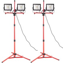 VEVOR LED Work Light with Stand, 2PCS 10000 Lumen Dual-head LED Work Light with  - €126,65 EUR