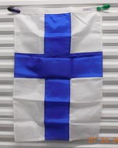Finland 2&#39; x 3&#39; Ft Nylon Premium Outdoor Embroidered Finnish Flag - £26.74 GBP