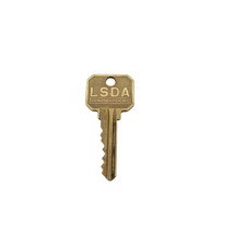 Vintage LSDA Brass Key AU12 - $7.85