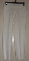 Excellent Womens Denim + Company White Stretch Pull On J EAN S Size 10 - £22.38 GBP