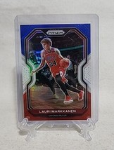 LAURI MARKKANEN 2020-21 Panini Prizm Red White &amp; Blue Prizm #116 Chicago Bulls - £3.15 GBP