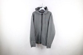 Marmot Mens Size Large Spell Out Mountains Full Zip Hoodie Sweatshirt Gray - £35.57 GBP