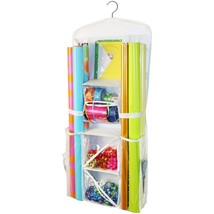 Gift Wrap Organizer - Storage for Wrapping Paper (All Sized Rolls), Gift... - £25.40 GBP