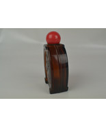 Vintage Avon Horseshoe Bottle Amber With Red Lid EMPTY - £6.87 GBP