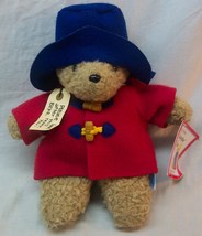 Eden Gifts Cute Classic Paddington Bear In Red Coat 11&quot; Plush Stuffed Animal Toy - $18.32