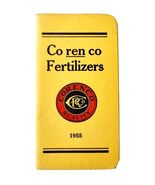 1955 Corenco Fertilizer Memo Book With Calendar Notepad Booklet Maine E85F - $550.13 MXN