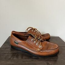 Vintage Bass Women’s Leather Lace Up Camp Mocs Boat Shoes Size 7.5 - $37.99