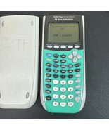 Texas Instruments TI-84 Plus Silver Edition Calculator Teal Color Graphing - $116.12 CAD