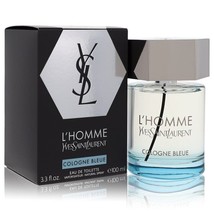 L'homme Cologne Bleue by Yves Saint Laurent Eau De Toilette Spray 3.4 oz for Men - £76.93 GBP