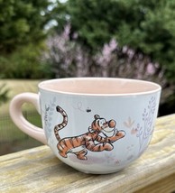 Winnie the Pooh Peach Spring Flowers Ceramic Coffee Soup Mug Bowl Cup 20... - £18.31 GBP