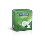 FitRight Extra Cloth-Like Adult Incontinence Briefs, Size 2XL, for Waist... - $22.78