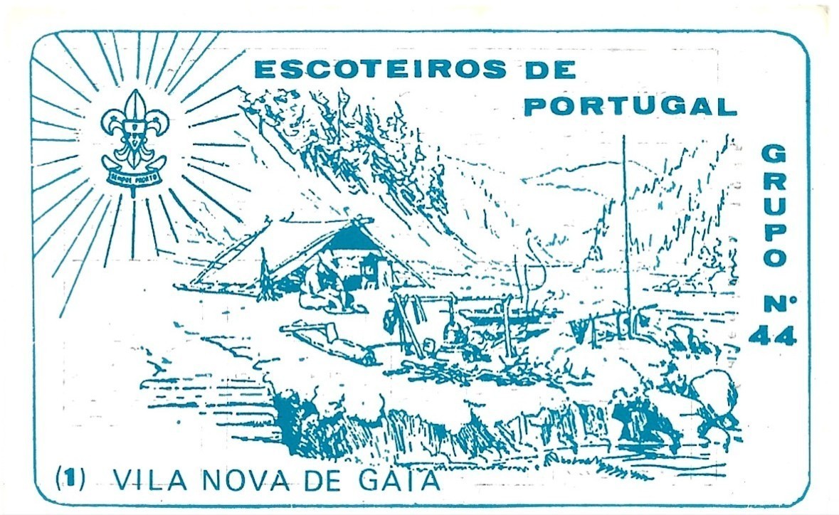 ⭕VTG, card pocket calendar 1985 Escoteiros de Portugal Grupo 44 V. Nova ... - $4.46