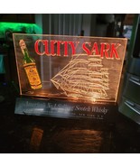 VINTAGE LIGHTED  BAR TOP SIGN CUTTY SARK NUMBER 1 SELLING SCOTCH WHISKEY - €215,58 EUR
