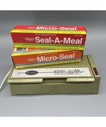 Vintage Dazey Seal a Meal Model Sam 1 E-Z Fill &amp; 2 Boxs Boilable Cooking... - $18.33