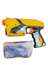 Nerf Dart Tag Sharp Shot Single Blaster Toy Gun Hasbro Yellow Side Arm Pistol - £14.36 GBP