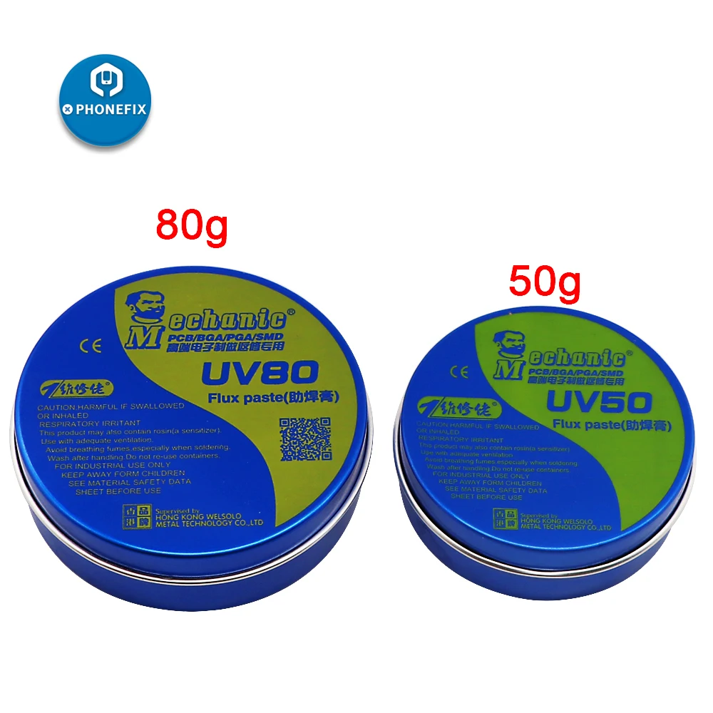 House Home MCN-UV80 UV50 Solder Flux Paste No-clean Rosin Flux Paste A for PCB/B - £19.61 GBP