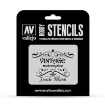 Lettering &amp; Signs Stencils - Vintage Motor - $22.26 CAD