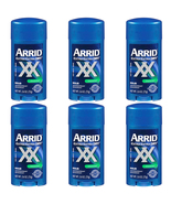 6-New Arrid XX Extra Extra Dry Solid Antiperspirant Deodorant Unscented ... - £32.50 GBP