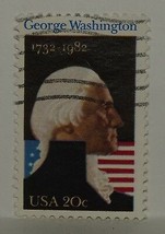 Vintage Stamps American Usa 20 Cent Washington Anniversary Birth Stamp X1 B32 - £1.37 GBP