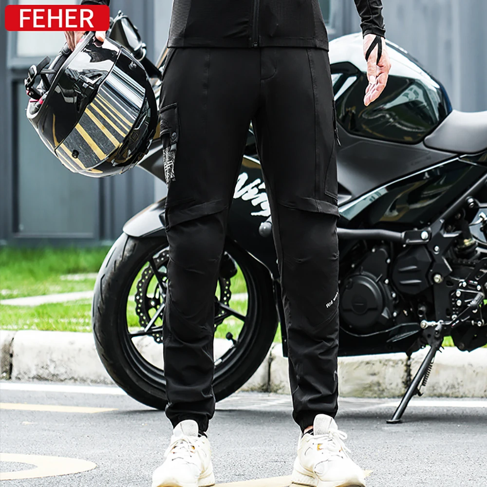 2023 New Fashion Motorcycle Pants Men Anti-fall Anti-Wear Seasons Breathable - £121.39 GBP