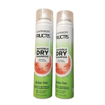 2X Garnier Fructis Invisible Dry Shampoo Refresh and Volumize Melon-Tini - £23.38 GBP