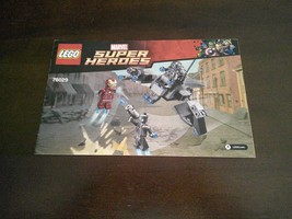 Lego 76029 Iron Man vs Ultron instruction Manual Booklet Only - £6.20 GBP