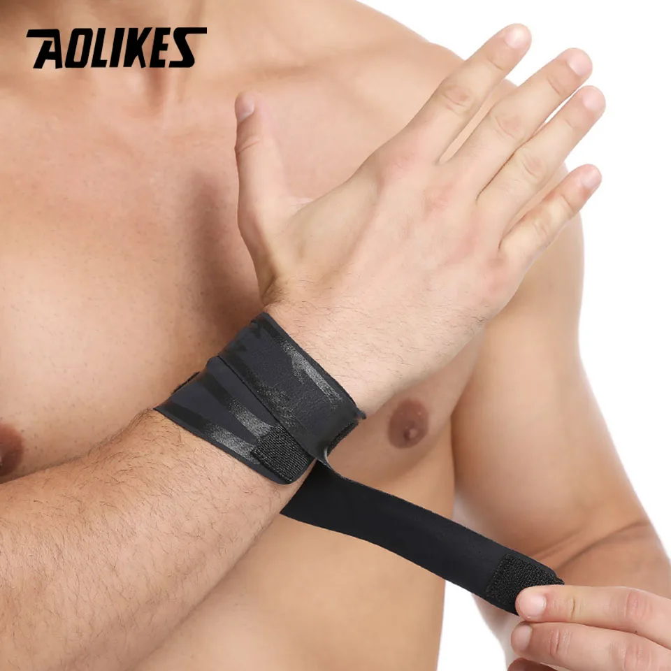 Sporting AOLIKES 1PC Sportings Compression Wrist Brace Thin Breathable Adjustabl - £18.44 GBP