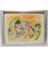 SIROD Original Watercolor Oil Painting Signed Framed Art Picture 9&quot;x11.5... - £176.32 GBP