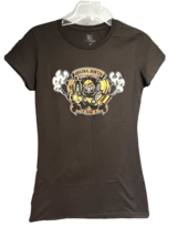 Teefury Womens Steampunk Brown Graphic T-Shirt Medium Cotton Original Hu... - £7.78 GBP